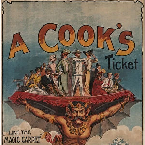 A Cooks Ticket will take you Anywhere you Wish, 1905. Artist: Sutton, Alex K. (active 1900s-1910s)