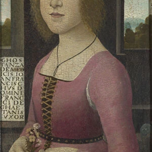 Costanza Caetani, ca 1485. Artist: Ghirlandaio, Domenico, (Circle)