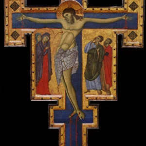 Crusifix, c. 1260-1270. Artist: Master of Saint Francis, (Maestro di San Francesco) (active 1260-1280)