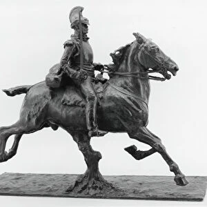 Cuirassier with Drawn Sword, modeled c. 1875 (cast after 1891)