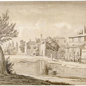 Cupers Bridge, Lambeth, London, 1807. Artist: Henry de Cort