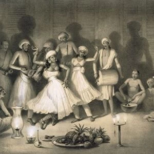 Dance of Nautch Girls, pub. 1858. Creator: A. Soltykoff (1806?1859)