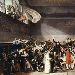 Der Ballhausschwur (Le Serment du Jeu de paume), 1791