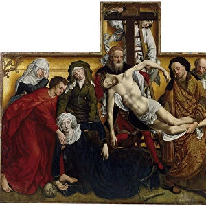 The Descent from the Cross, ca 1435. Artist: Weyden, Rogier, van der (ca. 1399-1464)