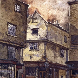 Dick Whittington Inn, Cloth Fair, London, 1880. Artist: John Crowther