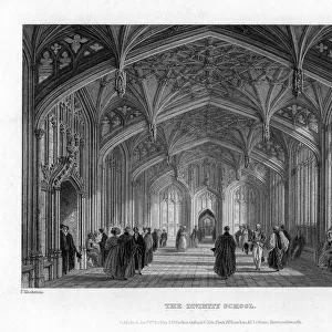 The Divinity School, Oxford, 1837. Artist: John Le Keux
