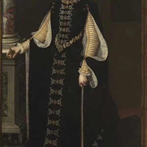 Elisabeth of Valois (1545-1568), Queen of Spain, 1561-1565. Artist: Anguissola, Sofonisba (ca. 1532-1625)