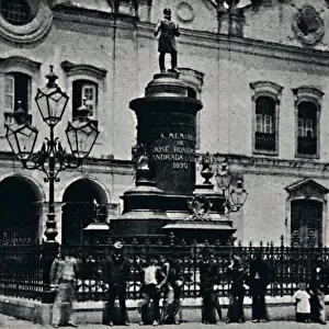 Estatua de Jose Bonifacio. (Largo de S. Francisco), 1895. Artist: Paulo Kowalsky