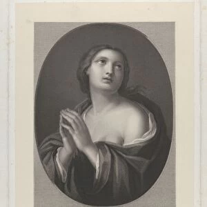 Female personification of Hope... ca. 1835-81. Creator: Giovanni Buonafede