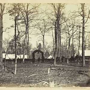 Field Hospital, Second Army Corps, Brandy Station, February 1864. Creator: James Gardner