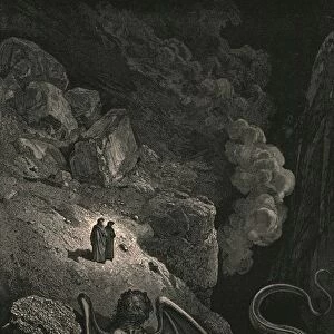 Forthwith that image vile of fraud appear d, c1890. Creator: Gustave Doré