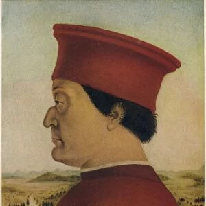 Fredrigo Di Montefeltro, Duke of Urbino, c1465. (1914). Artist: Piero della Francesca