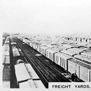 Freight yards, Winnipeg, Manitoba, Canada, c1920s