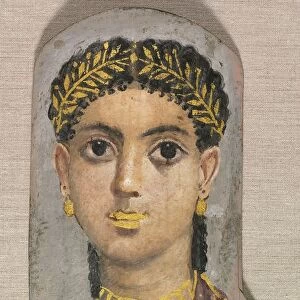 Funerary Portrait of a Young Girl, c. AD 25-37. Creator: Unknown