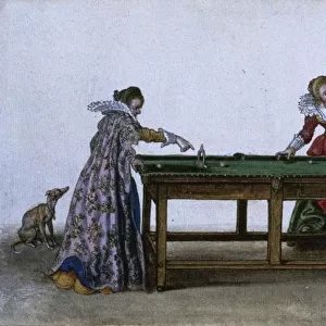 Game of Billiards, ca 1620-1625. Artist: Venne, Adriaen Pietersz. van de (1589-1662)