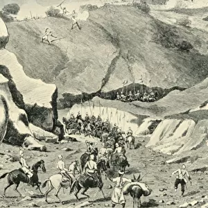 General Roberts... Attacked by ghilzais in the Shutargardan Pass, September 27, 1879, (1901)