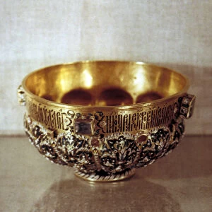 The gold cup of Tsar Alexis Mikhailovich, 17th century