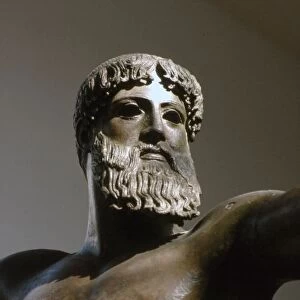 Greek Bronze Statue of Poseidon found in sea near Cape Artemisian, c5th century BC