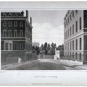Hay Hill, Westminster, London, 1809. Artist