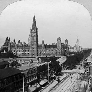 Houses of Parliament, Ottawa, Ontario, Canada. Artist: Keystone View Company