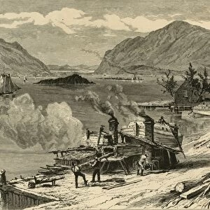 The Hudson, south from Newburg, 1874. Creator: John Karst