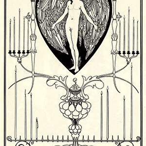 Illustration for The Mirror of Love by Marc-Andre Raffalovich, 1895. Artist: Beardsley, Aubrey (1872?1898)