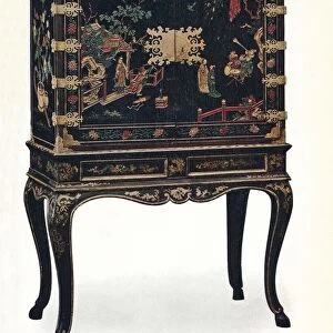 Incised Lacquered Cabinet, c1680, (1910)