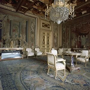 Interior of Fontainebleau Palace, 16th century