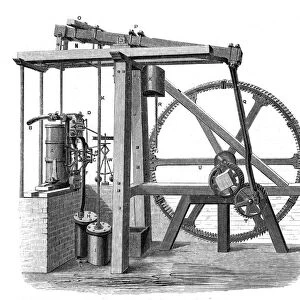 James Watts prototype steam engine Old Bess, c1778