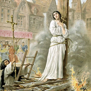 Joan of Arc (c1412-1431), Maid of Orleans, French patriot and martyr, (19th century)