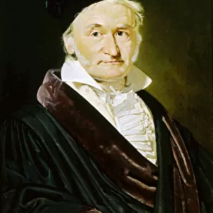 Karl Friedrich Gauss, German mathematician, astronomer and physicist, 1840. Artist: Christian Albrecht Jensen