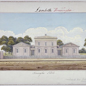 Kennington Schools, Camberwell New Road, Lambeth, London, 1826. Artist: G Yates
