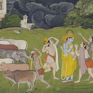 Krishna and the Call of the Flute, c. 1790