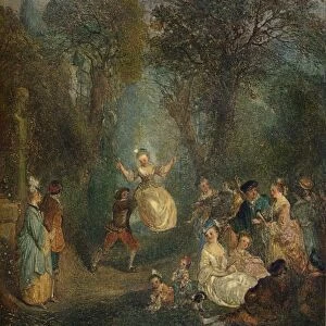 L Escarpolette, c1710. Artist: Jean-Antoine Watteau