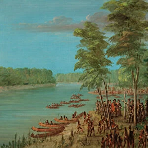 La Salle Taking Possession of the Land at the Mouth of the Arkansas