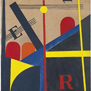 Large Railway Painting, 1920. Artist: Moholy-Nagy, Laszlo (1895–1946)