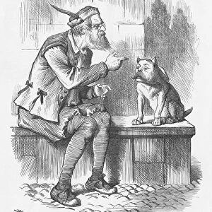 Launce and his Dog, 1885. Artist: Joseph Swain
