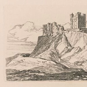 Liber Studiorum: Plate 30, Bambro Castle, Northumberland, 1838. Creator: John Sell Cotman (British