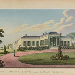 Longwood House on the island of Saint Helena, 1818
