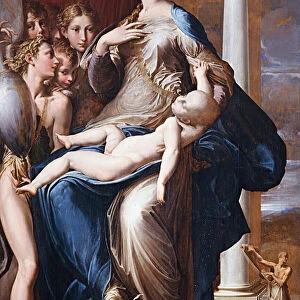 Madonna and Child with Angels (Madonna with the Long Neck), Between 1534 und 1540. Artist: Parmigianino (1503-1540)