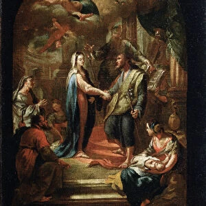The Marriage of Mary and Joseph, 18th or early 19th century. Artist: Domenico Corvi