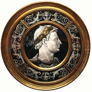 Medallion with a portrait of the Roman Emperor Domitian, 16th century
