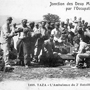 Medical staff of the 2nd battalion French Foreign Legion, Taza, Morocco, 1904
