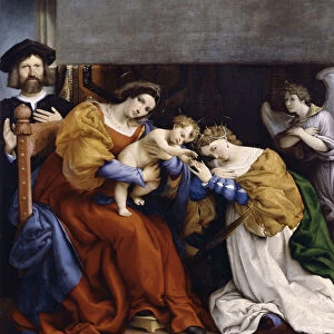 The Mystical Marriage of Saint Catherine with the Donor Niccolo Bonghi, 1523