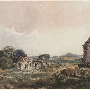 Neath Abbey, c. 1840s. Creator: Peter De Wint (British, 1784-1849)