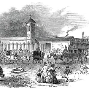Norwich Station, 1845. Creator: Unknown
