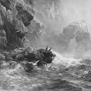 Where Nought Is Heard But Lashing Wave And Sea-Birds Cry, c1880, (1912). Artist: Peter Graham