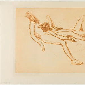 Two Nude Models, 1902. Creator: Theophile Alexandre Steinlen