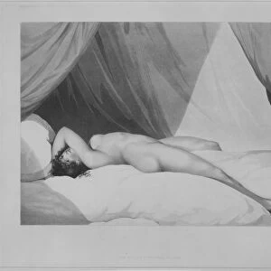 Nude Reclining on Curtained Bed [Emma Hamilton (?)], November 1, 1797