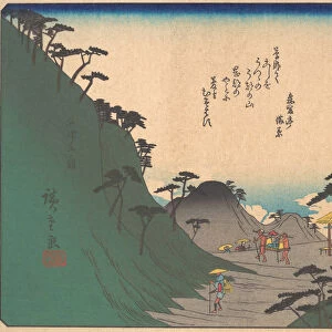 Okabe, from the series The Fifty-three Stations of the Tokaido Road, early 20th century. Creator: Ando Hiroshige